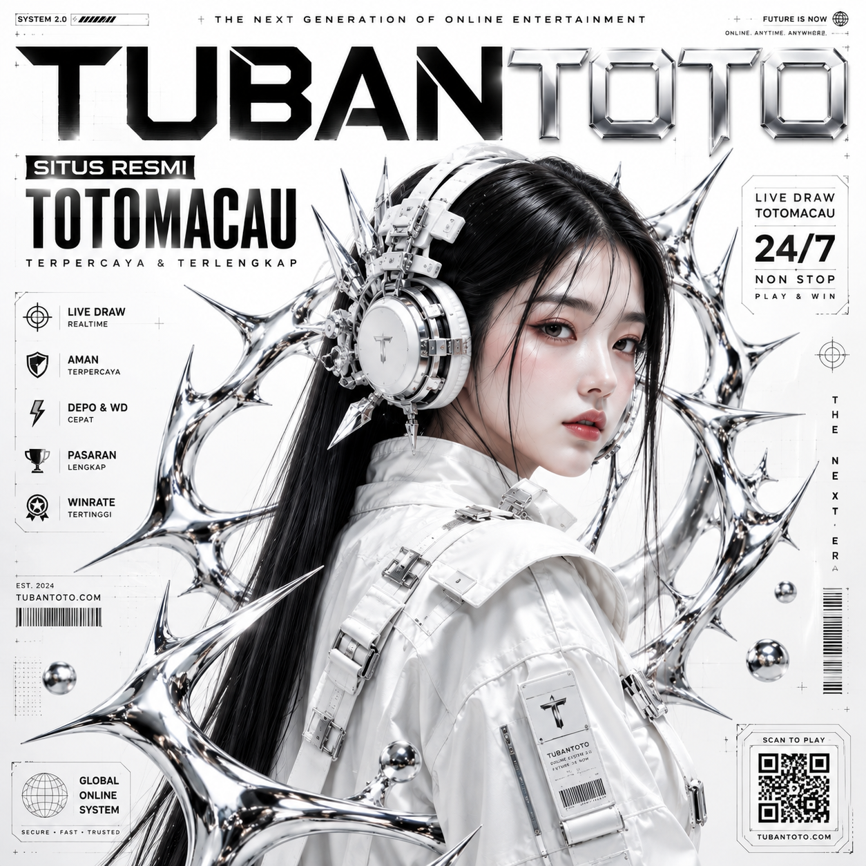 Thumbnail 1 of 3, Poster, TUBANTOTO | Situs Toto Macau Terpercaya 2026 designed and sold by TUBANTOTO.